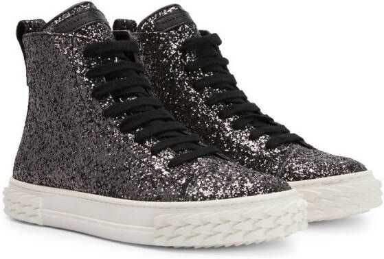 Giuseppe Zanotti Eco-Blabber high-top sneakers Zwart