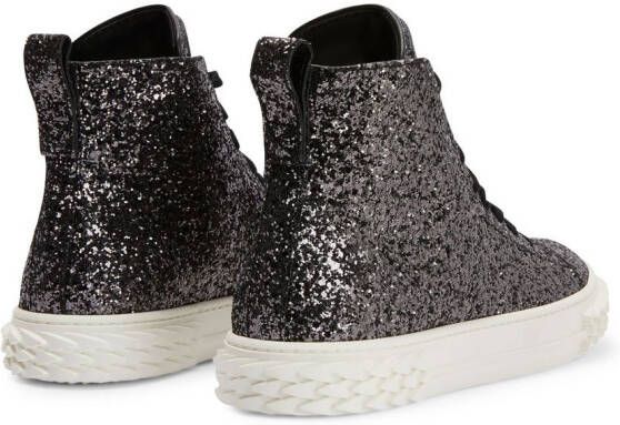 Giuseppe Zanotti Eco-Blabber high-top sneakers Zwart