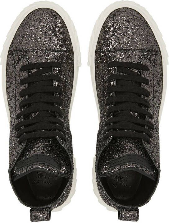 Giuseppe Zanotti Eco-Blabber high-top sneakers Zwart