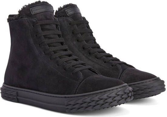 Giuseppe Zanotti Eco-Blabber high-top sneakers Zwart