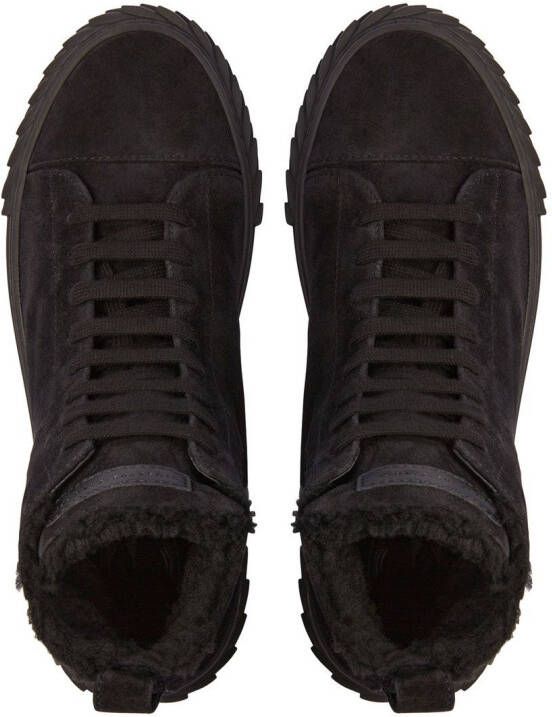 Giuseppe Zanotti Eco-Blabber high-top sneakers Zwart