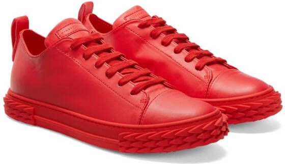 Giuseppe Zanotti Ecoblabber sneakers met textuur Rood