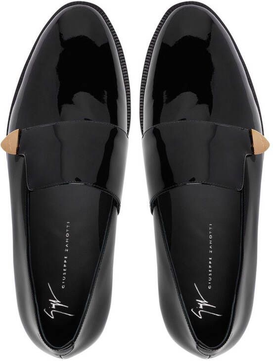 Giuseppe Zanotti Eflamm slip-on loafers Zwart