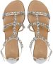 Giuseppe Zanotti Elba sandalen met open neus Zilver - Thumbnail 4