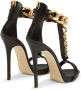 Giuseppe Zanotti Elsie leren sandalen Zwart - Thumbnail 3