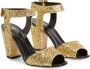 Giuseppe Zanotti Emmanuelle sandalen met glitter Goud - Thumbnail 2