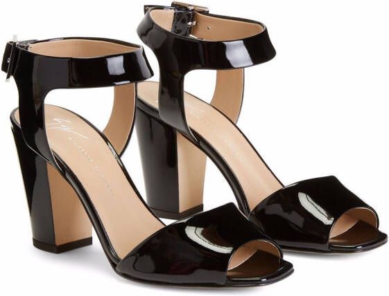 Giuseppe Zanotti Emmanuelle sandalen met hak Zwart