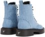 Giuseppe Zanotti Enkellaarzen met franjes Blauw - Thumbnail 3