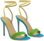 Giuseppe Zanotti Erwan stiletto sandalen Groen - Thumbnail 2