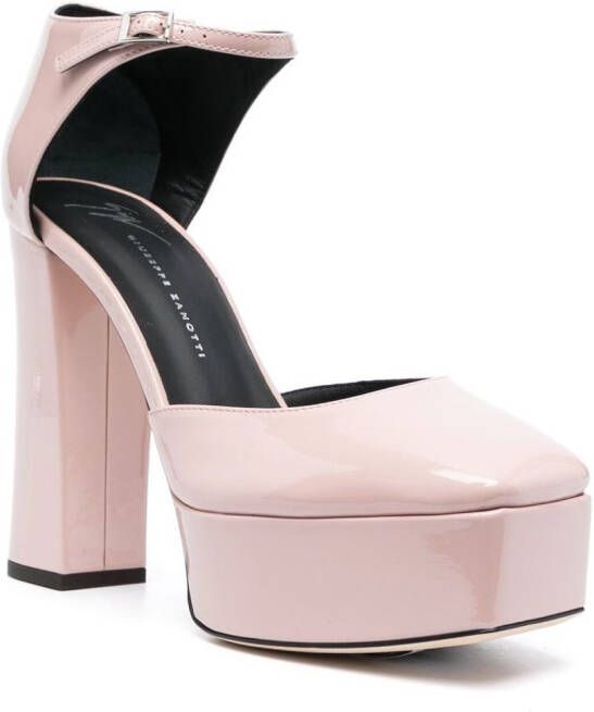 Giuseppe Zanotti Eva lakleren pumps Roze