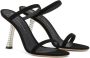 Giuseppe Zanotti Farrah sandalen met kristallen hak Zwart - Thumbnail 2