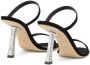 Giuseppe Zanotti Farrah sandalen met kristallen hak Zwart - Thumbnail 3