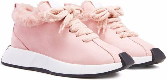 Giuseppe Zanotti Ferox leren sneakers Roze