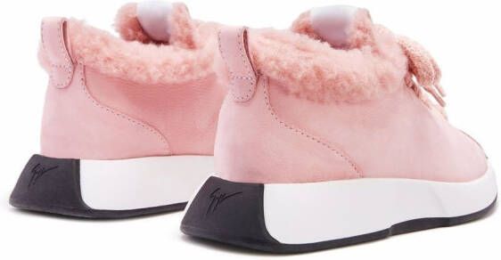 Giuseppe Zanotti Ferox leren sneakers Roze