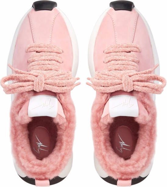 Giuseppe Zanotti Ferox leren sneakers Roze