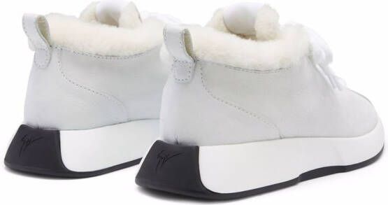 Giuseppe Zanotti Ferox leren sneakers Wit
