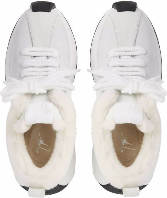 Giuseppe Zanotti Ferox leren sneakers Wit
