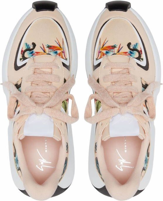 Giuseppe Zanotti Ferox low-top sneakers Roze