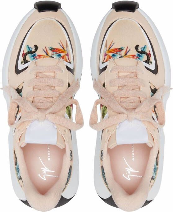 Giuseppe Zanotti Ferox low-top sneakers Roze