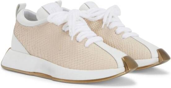 Giuseppe Zanotti Sneakers met vlakken Wit