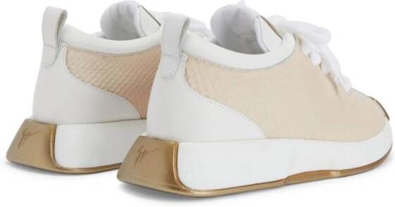 Giuseppe Zanotti Sneakers met vlakken Wit