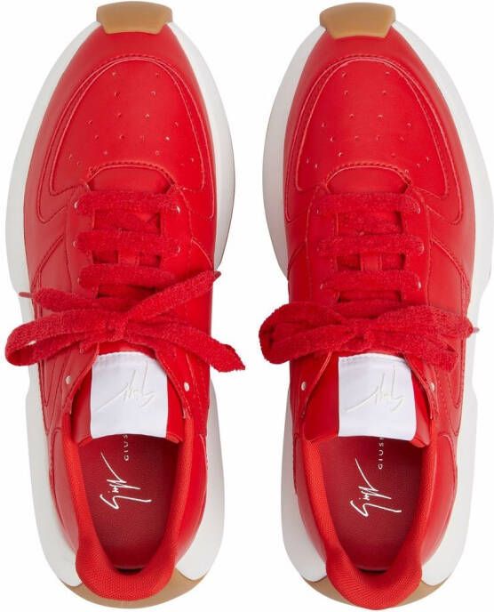 Giuseppe Zanotti Ferox sneakers Rood