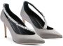 Giuseppe Zanotti Filipa pumps verfraaid met kristallen Grijs - Thumbnail 2