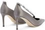 Giuseppe Zanotti Filipa pumps verfraaid met kristallen Grijs - Thumbnail 3