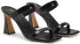Giuseppe Zanotti 85 mm Flaminia leren sandalen Zwart - Thumbnail 2