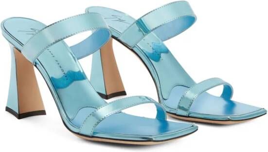 Giuseppe Zanotti Metallic sandalen Blauw