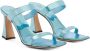 Giuseppe Zanotti Metallic sandalen Blauw - Thumbnail 2