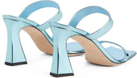 Giuseppe Zanotti Metallic sandalen Blauw