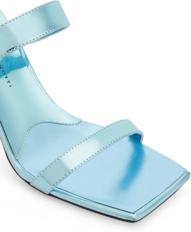 Giuseppe Zanotti Metallic sandalen Blauw