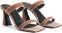 Giuseppe Zanotti Flaminia fluwelen sandalen Bruin - Thumbnail 2