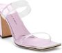 Giuseppe Zanotti Flaminia Plexi sandalen Roze - Thumbnail 4