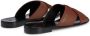 Giuseppe Zanotti Flavio leren sandalen Bruin - Thumbnail 3