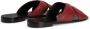 Giuseppe Zanotti Flavio leren slippers Rood - Thumbnail 3