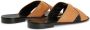 Giuseppe Zanotti Slippers met open neus Bruin - Thumbnail 3