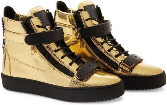 Giuseppe Zanotti High-top sneakers GOLD