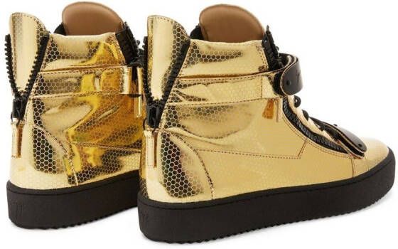 Giuseppe Zanotti High-top sneakers GOLD