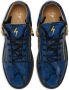 Giuseppe Zanotti Frankie low-top sneakers Blauw - Thumbnail 4