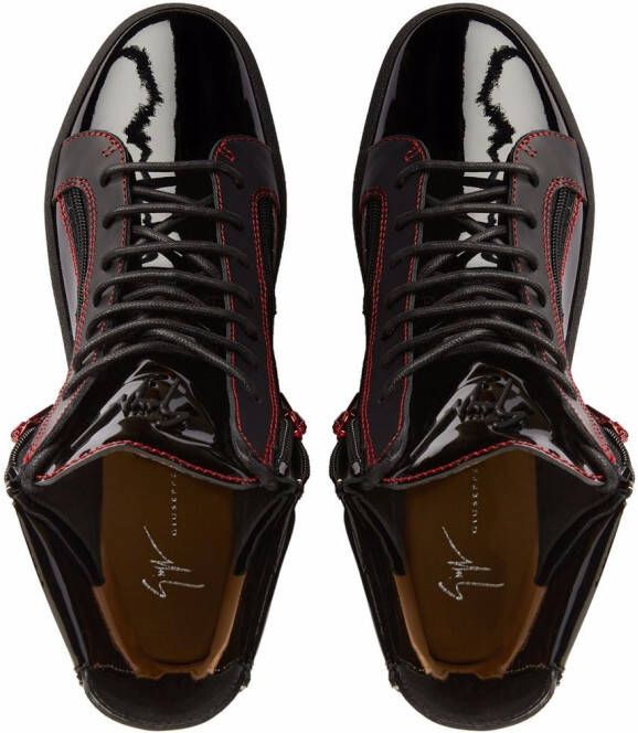Giuseppe Zanotti Frankie high-top sneakers Zwart