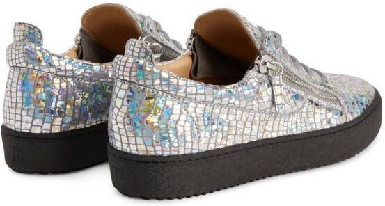 Giuseppe Zanotti Frankie Kaleido low-top sneakers Grijs