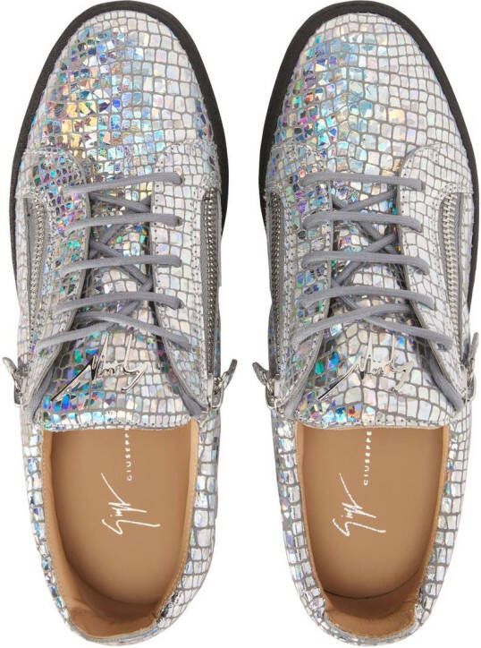 Giuseppe Zanotti Frankie Kaleido low-top sneakers Grijs