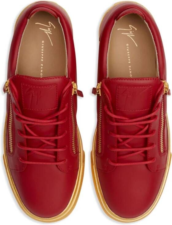 Giuseppe Zanotti Frankie low-top sneakers Rood