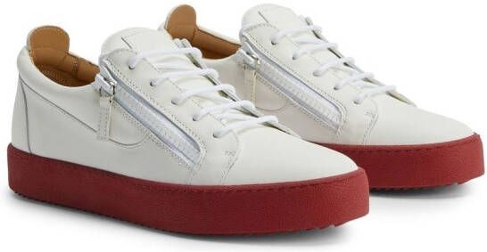 Giuseppe Zanotti Frankie low-top sneakers Wit