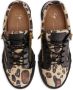 Giuseppe Zanotti Frankie sneakers met slangenleer-effect Beige - Thumbnail 4