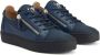 Giuseppe Zanotti Frankie leren sneakers Blauw - Thumbnail 2