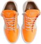 Giuseppe Zanotti Frankie leren sneakers Oranje - Thumbnail 4