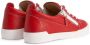 Giuseppe Zanotti Frankie leren sneakers Rood - Thumbnail 3